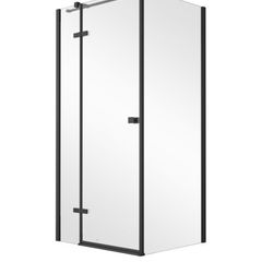 Pixa Black Shower Enclosure 120x90x195cm