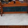 Victorian Walnut Marble Top Washstand Image 4