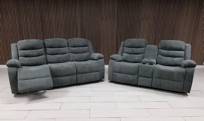 3+2 Roma Plus Wireless Charging Recliner Sofa Set