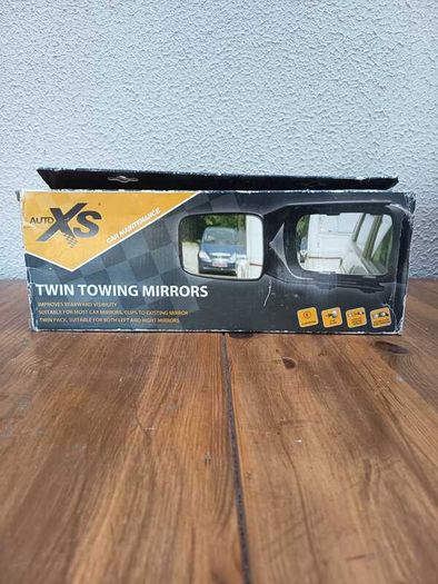 XS twin towing mirrors in box