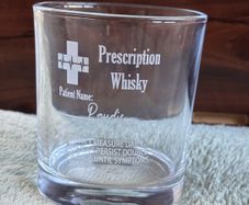 Personalised 'Paudie' 'Prescription' Whiskey Tumbler