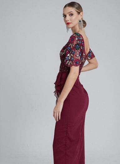 Virgos Lounge Embellished Ariann Maxi Dress