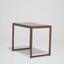 Vintage Danish Minimalist Rosewood Side Table, 1960s. Image 2
