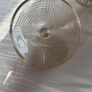 Mid-Century Modern Clear Glass Lidded Sugar Bowl / Candy Dish Image 5