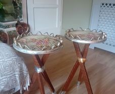 Mid century french tripod side table or plant stand