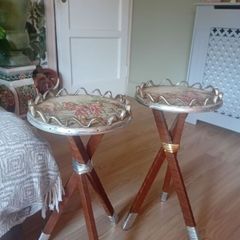 Mid century french tripod side table or plant stand