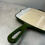 Cast Iron Green Griddle Pan Image 3
