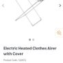 Electric Heated Clothes Horse Image 7