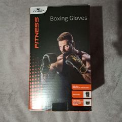 Crane Boxing Gloves Black & Gold