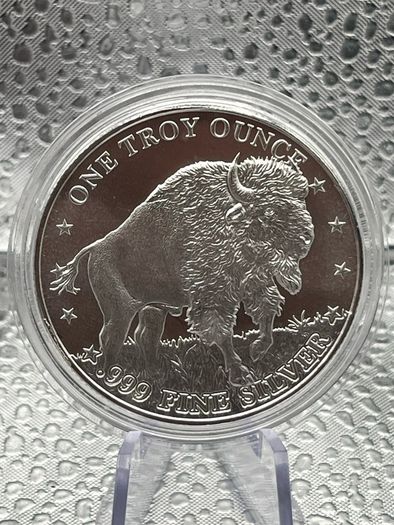 1oz Fine 999 Silver Bullion Liberty Indian Buffalo Round .