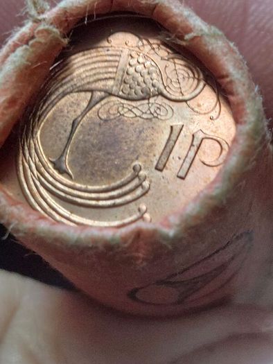 unc roll of penny's two rolls