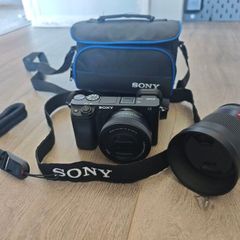 Sony A6400 with lenses and accessories