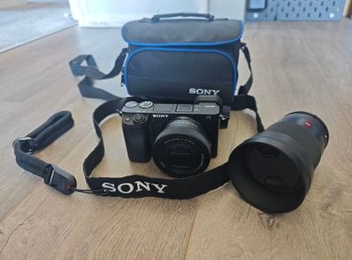 Sony A6400 with lenses and accessories