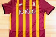 2019-20 Bradford City Avec Home Jersey Size L Adult