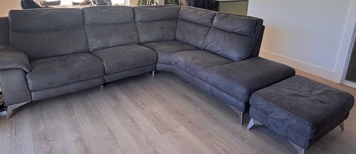 L Shaped Sofa - Electric Recliner with USB Ports