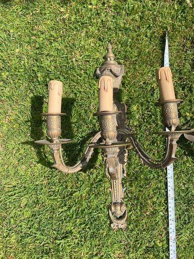 Wall lights Antique Guilt Pair