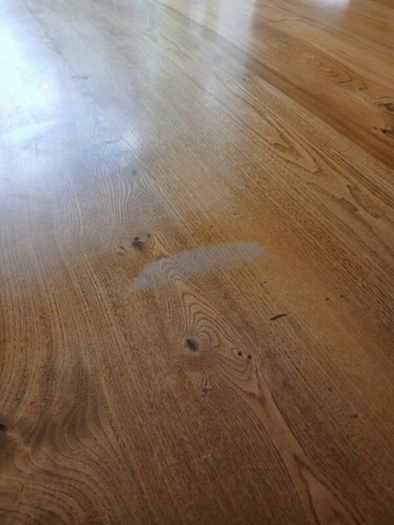 Custom-made Solid Elm Dining Table & 8 Chairs