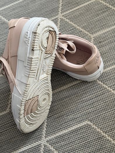 Nike Air Force 1 Pixel Pink/Beige UK 6, US 8.5, Excellent Condition