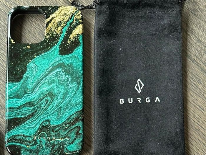 Burga Snap Emerald Pool - Elegant iPhone 12 Pro Max Case