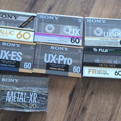 Blank cassette tapes
