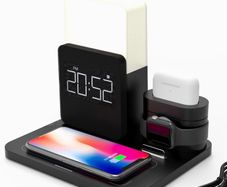 10 x Multi Function Wireless Charger - Led Light And Alarm Clock - Job Lot! Rrp 49 Euro Each!