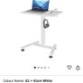 BONTEC 65x45 cm Mobile Standing Desk Image 6
