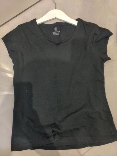 H&M girls black t-shirt