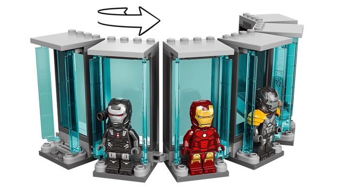 LEGO Marvel Iron Man Armoury 76216
