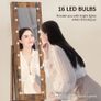 NEW Freestanding LED Mirrored Jewellery Storage Cabinet Adjustable Angle Image 4
