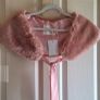 Rosie Fox  Faux Fur Pink Stole Image 8
