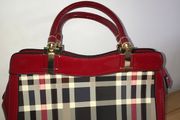 Red handbag