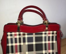 Red handbag