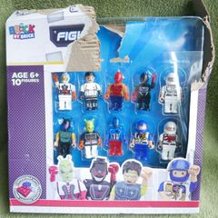 Figure Series Space Superheroes Brick By Brick compatible with all brands 10PK MULTI FUNCTIONAL CHARACTER TOYS