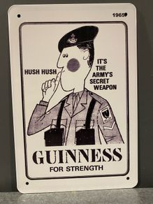 Guinness Tin Metal Sign