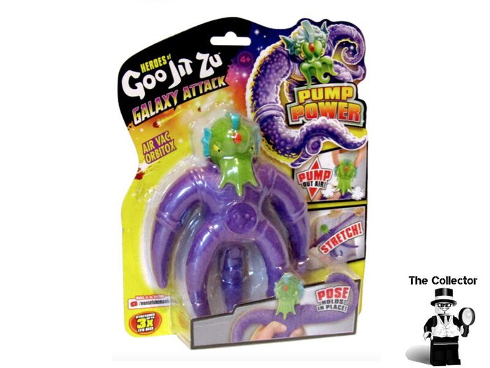 Heroes of Goo Jit Zu Moose Heroes Galaxy Attack Bomb Power Air VAC Orbitox Figure Brand New Sealed Rare Hard To Find