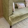Velvet green couch Image 3