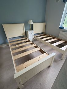 2 x Single bed frames in excellent condition