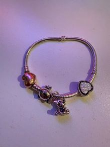 Authentic pandora charm bracelet