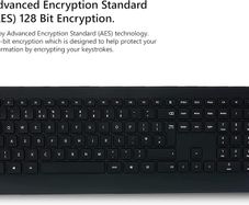 Microsoft Wireless Keyboard & Mouse, Desktop 900 Keyboard with USB for Windows or Mac Computers, Black