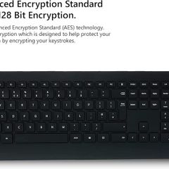 Microsoft Wireless Keyboard & Mouse, Desktop 900 Keyboard with USB for Windows or Mac Computers, Black