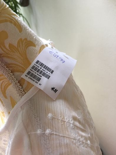 H&M embroidered dress, new, size M