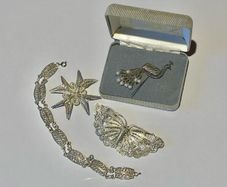 Vintage Silver Filigree Jewellery