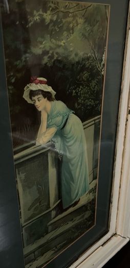 Antique Edwardian Mirror