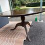 Hardwood Round Dining Table Image 3