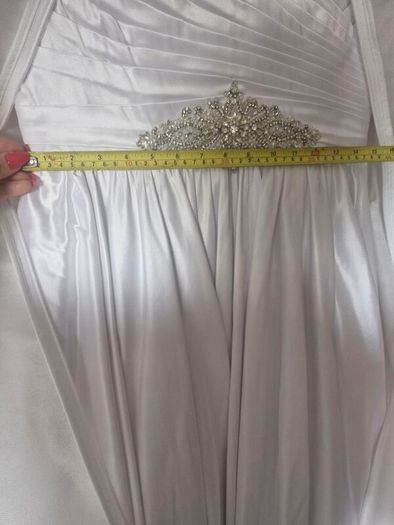 Allure 9155 White Wedding Dress size 12/14