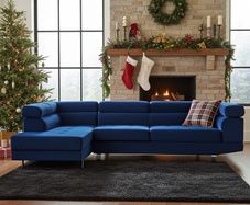 Premium 262 cm Corner Chaise ,Festive Deal