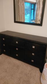 chest drawers & mirror set