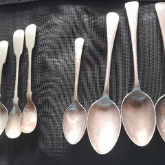 Copper cutlery vintage