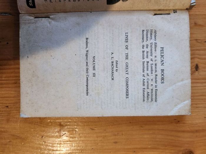 Musical Books X 14 Vintage And Some First Edition. Mostly In Good Condition.  See Photos For Same.