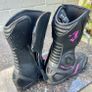 Motorbike Helmet Bogotto & Bela Stripe Racing Boots. Image 10